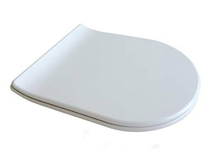 ADOB Slim Line Design WC Sitz Klobrille Klodeckel Toilettendeckel, Absenkautomatik/Softclose, zur Reinigung abnehmbar, 57002