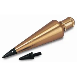 STANLEY Senklot Messing, mit Ersatzspitze 225g - 0-47-973