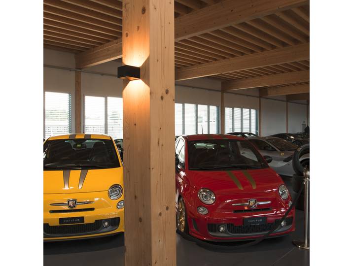 Logs In Applique Murale LED Dim-To-Warm Black/Brass - SLV - Couloir - Moderne - Métal - Angulaire