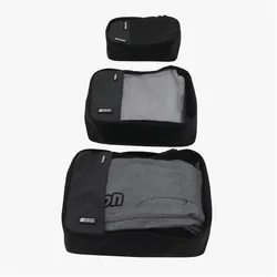 Scicon Packing Cube Set x 3, Packsack, Schwarz