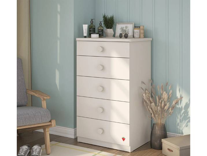 Möbel-Zeit Hochkommode VARIA mit 5 Schubladen – Viel Stauraum & modernes Design