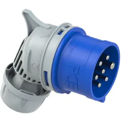PCE 8017-9v CEE-Winkelstecker 16A 7p 9h IP44/IP54 SHARK 80179v