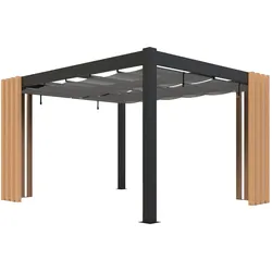 Sojag Pavillon mit Stoffdach - 1x24x239cm - schwarz -