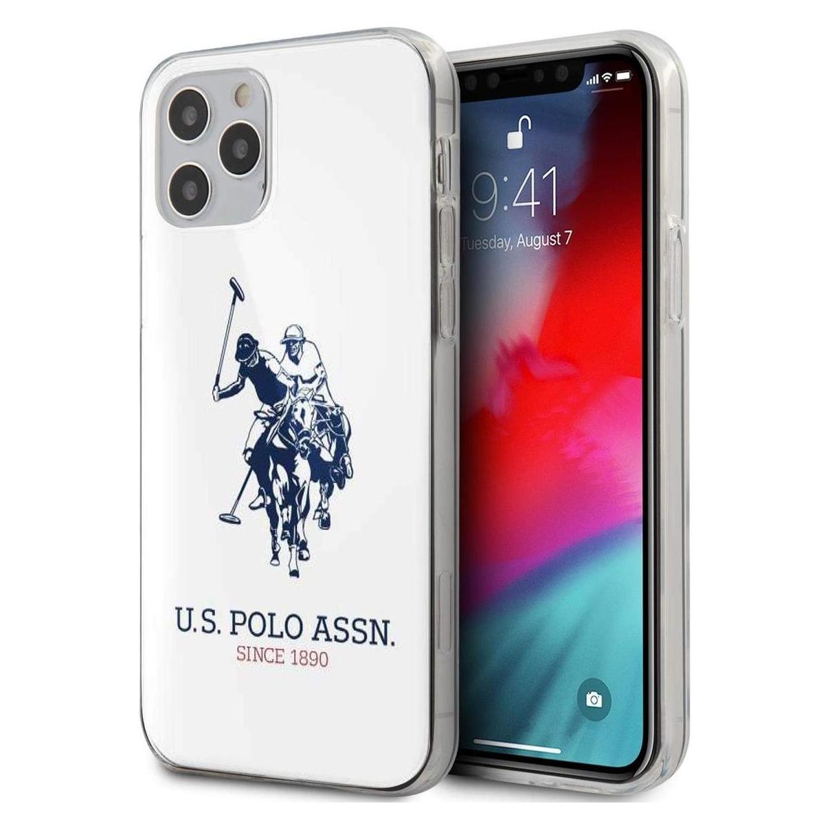 U.S. Polo US Polo USHCP12MTPUHRWH iPhone 12/12 Pro 6.1" baltas (Apple iPhone 12) (USHCP12MTPUHRWH)