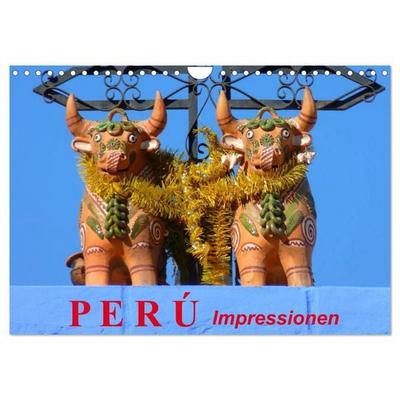 Perú. Impressionen (Wandkalender 2027 DIN A4 quer), CALVENDO Monatskalender