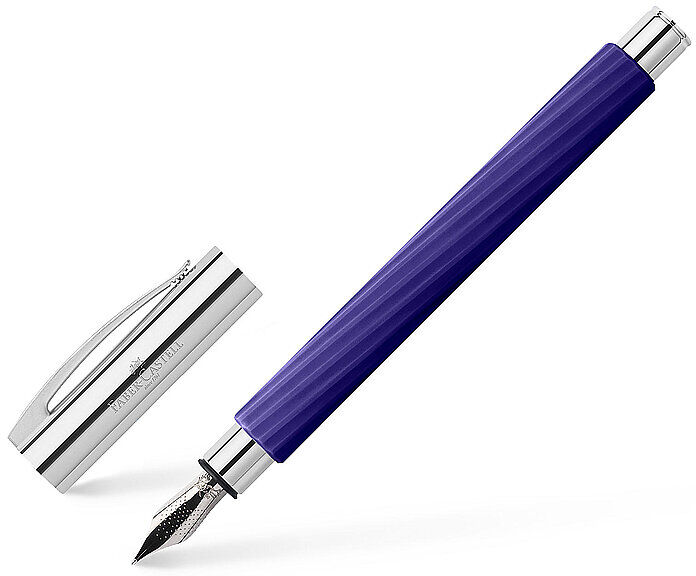 FABER-CASTELL Füllhalter Ambition Italic Medium Midnight Mauve  lila EG