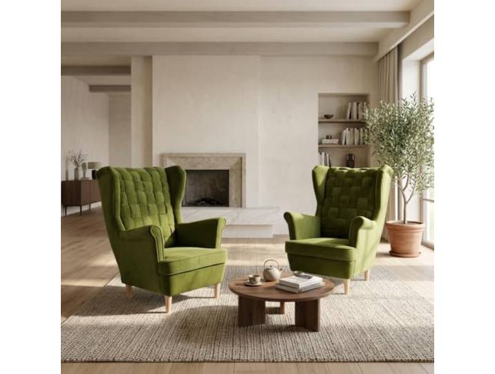 Family Meble 2er-Set Ohrensessel Carol – Variante Carol Royal 313