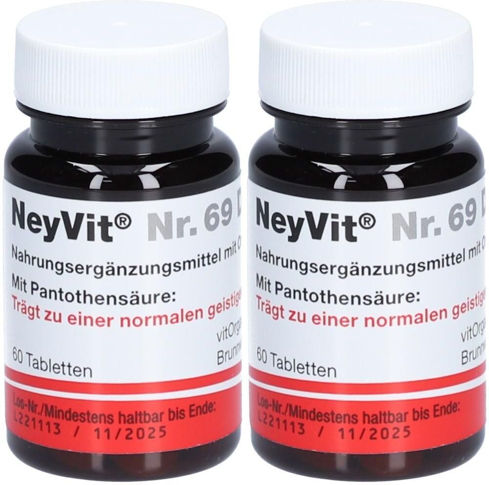 vitOrgan Neyvit Nr.69 Denkkraft Tabletten 2x 2x60 St