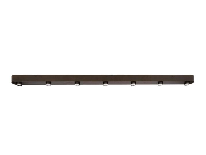 BAR Deckenleuchte, 7-flammig, Material Metall, braun