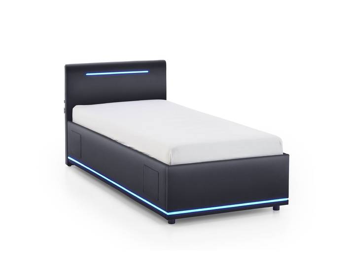Meise Möbel Circle Polsterbett mit LED Beleuchtung