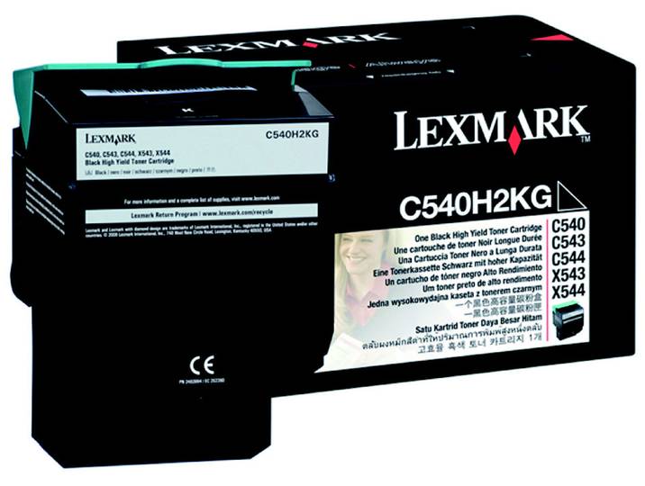 Lexmark Toner Original C540N C540H2KG grande capacité - Noir