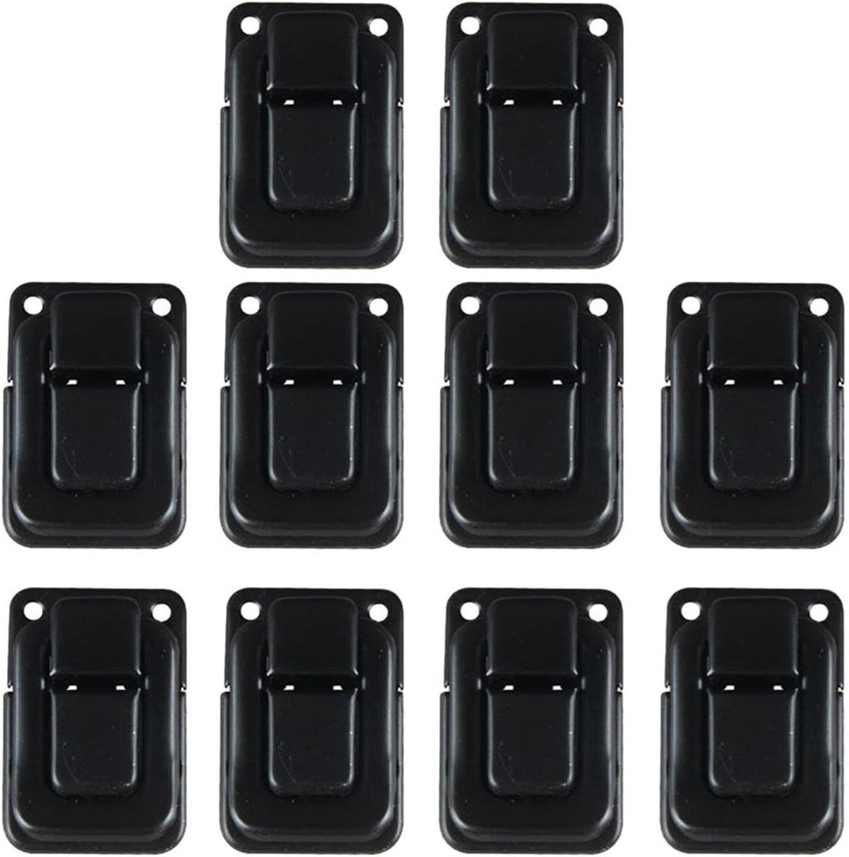 10 stuks Antieke decoratieve grendels voor meubels - Zwart