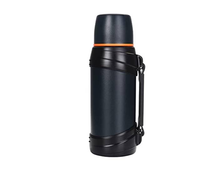 Isoliertopf aus Edelstahl mit großem Fassungsvermögen, tragbarer Reisetopf für Outdoor-Fitness, doppelwandige, vakuumisolierte Wasserflasche für Reisen, Campingkaffee, 24 Stunden h