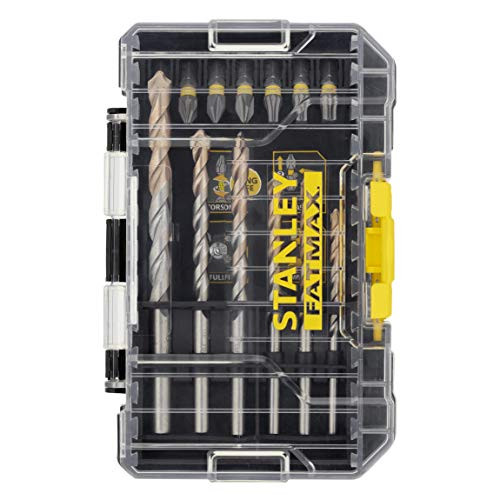 Stanley Fatmax 19-delige slagmoerbitset en steenboor set STA88552-XJ