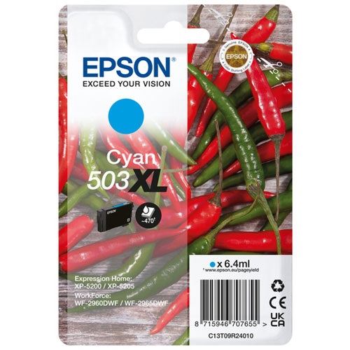 EPSON XP5200 TINTE CYAN 503XL 470Seiten