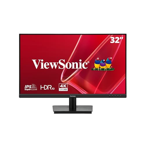 ViewSonic VA3208-4K-HD 32 inch 4K UHD monitor met HDR 10, Dual HDMI en DisplayPort