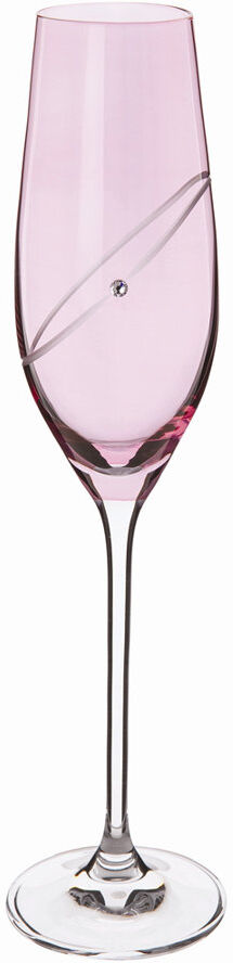 Dartington Crystal Glitz 210ml Crystal Champagne Flute Set Ruby 210ml