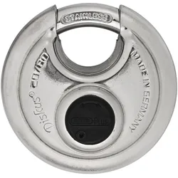 ABUS Vorhängeschloss Diskus 20 Durchmesser 80 mm Bügeldurchmesser 11 mm