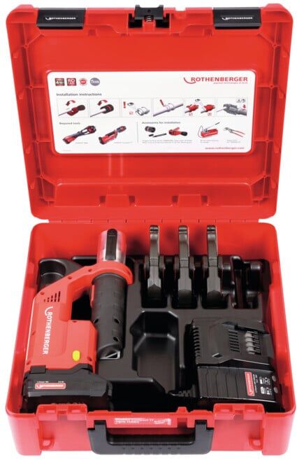 Machine à presser Rothenberger ROMAX Compact TT jeu de mâchoires de pressage U16-20-25, 1x2Ah, UE (1000002119)