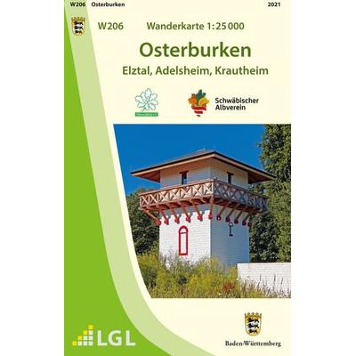 W206 Wanderkarte 1:25 000 Osterburken, Sonstige von , Landesamt für Geoinformation und Landentwicklung Baden-Württemberg (LGL), 978-3-86398-432-8