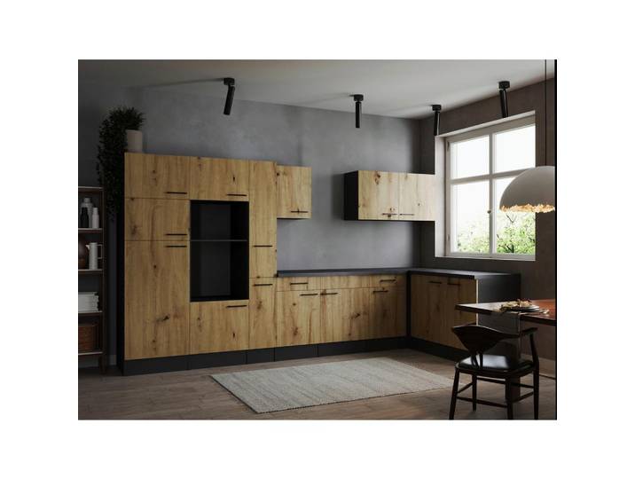 Eckküche Oliver Artisan Dekor S: 370x172 cm