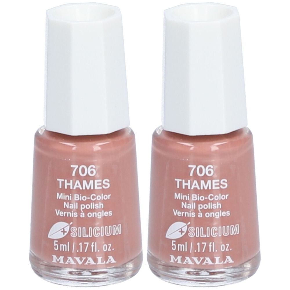 Mavala Vernis Ongl BIO Thames 706 x2 2x5 ml Nagellack new