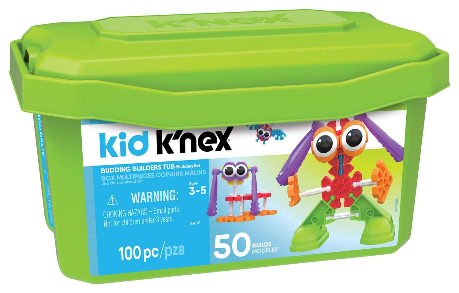 K'NEX Bouwstenen voor beginnende bouwers, 100 stuks