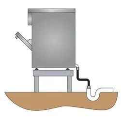 Polar Serie G Unterbau-Eiswürfelmaschine 20kg