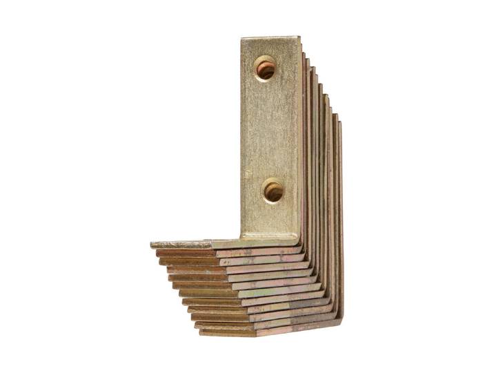Ayce Stuhlwinkel Gelb Verzinkt 50 × 15 mm 1 Stück