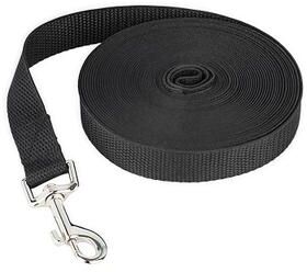 Uplift Treasures Heavy Duty Nylon Long Dog Training Leash black 1.5m