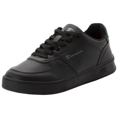 Sneaker CHAMPION "NEWMAN Low Cut Shoe", Herren, Gr. 46, schwarz (triple nbk), Synthetik, Schuhe Sneaker