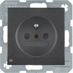 Berker 6765101606 Steckdose m SK-Stift LED B.x anth