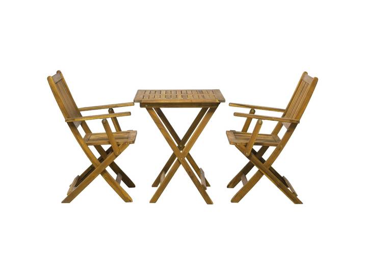 Gartenmöbel-Set Amadu natur Akazie B 62 T 62 H 73 cm - Gartenmöbel-Set - Wetterfeste Gartenmöbel & Accessoires