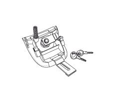 SHAD SH29 Verriegelungsmechanismus D1B29MAR