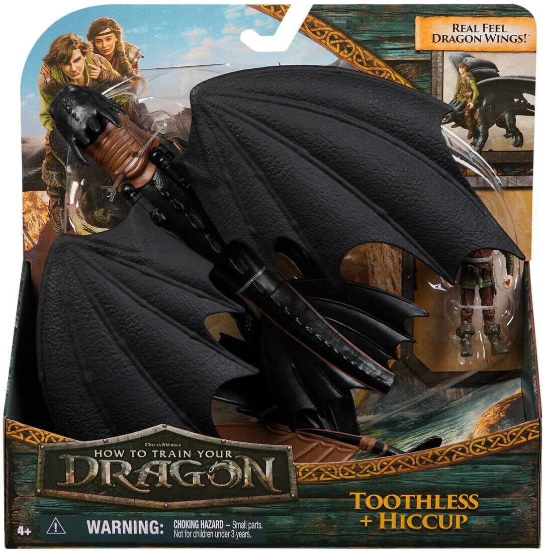 How to Train Your Dragon - Viking ; Dragon Toothless Playset by Spin Master - Ages 4 and Up - Toy Figures