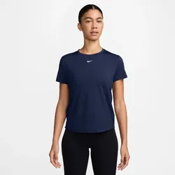 NIKE One Classic Dri-FIT T-Shirt Damen 410 - midnight navy/white S