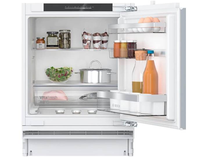 BOSCH Einbaukühlschrank KUR21ADE0 , Energieeffizienz: E, silber (weiß), Rechtsanschlag, wechselbar, Kühlschränke, Einbaukühlschrank
