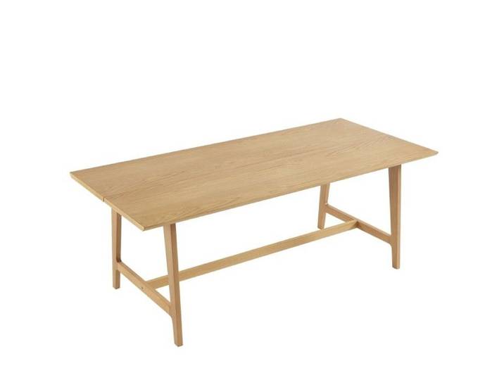 Table à manger PERRETTE placage chêne 200cm