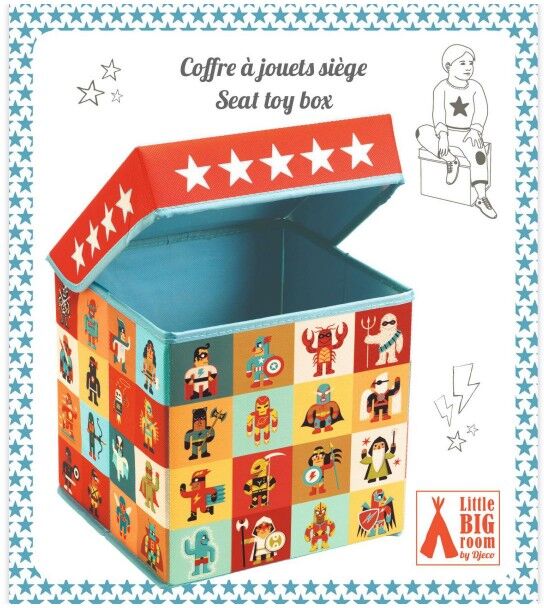 Coffre à jouets siège Stars - Djeco
