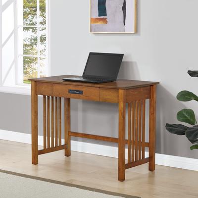 Office Star Products OSP OSP Home Furnishings 1-drawer Ash Oak Mission Desk with Storage and Drawers