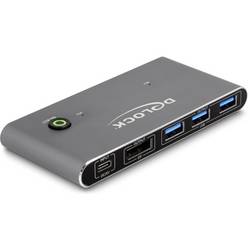 Delock 18646 KVM-Matrix-Switch DisplayPort® 7680 x 4320 Pixel
