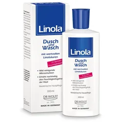 Linola Dusch und Wasch - Mild reinigendes Duschgel 300 ml