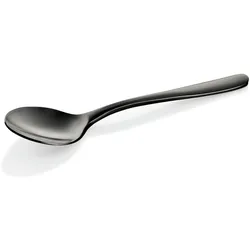 WAS Germany - Kaffeelöffel Liselle Elegance, Chromnickelstahl, mit schwarz glänzender PVD Beschichtung