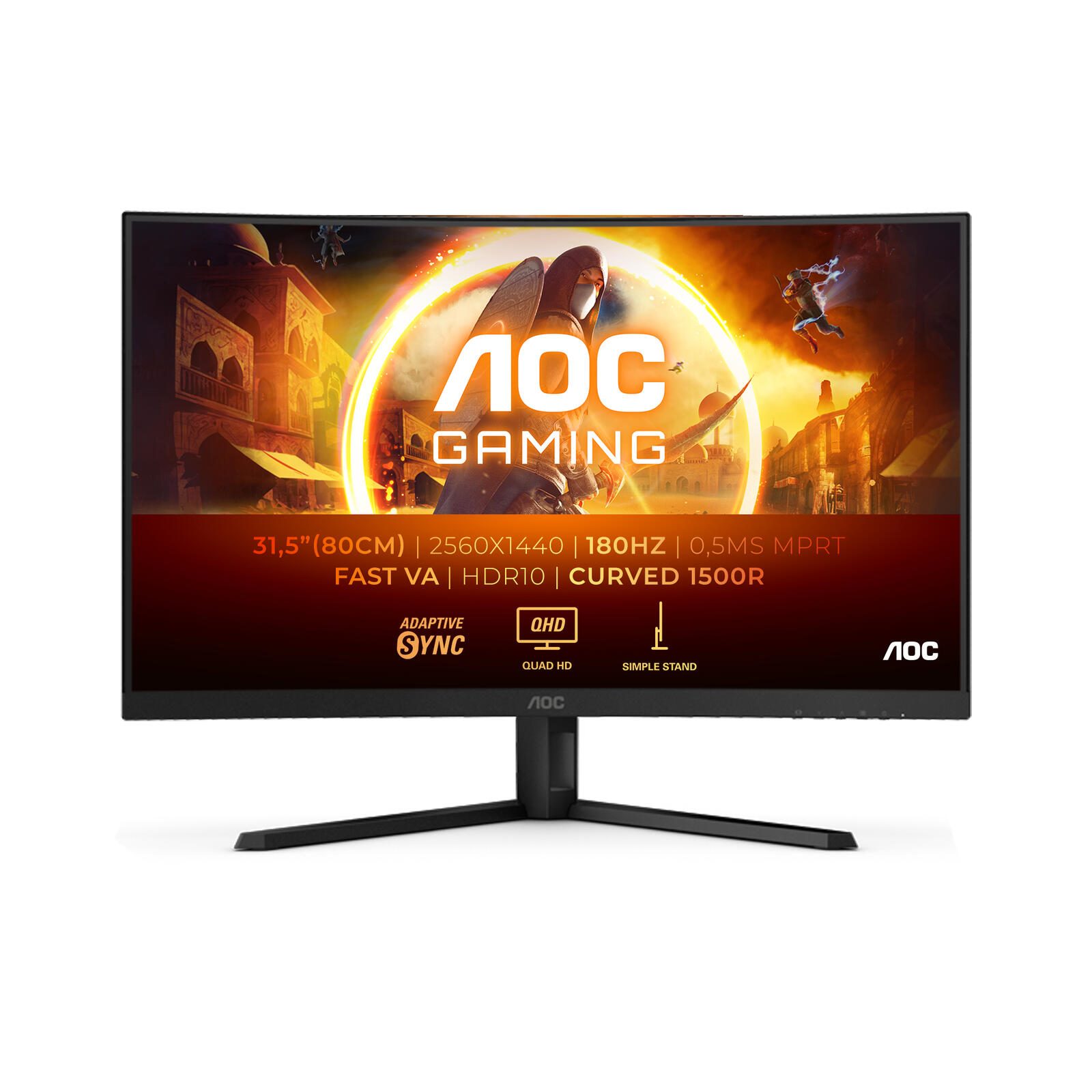 AOC G4 CQ32G4VE Quad HD Display 81,3 cm (32")