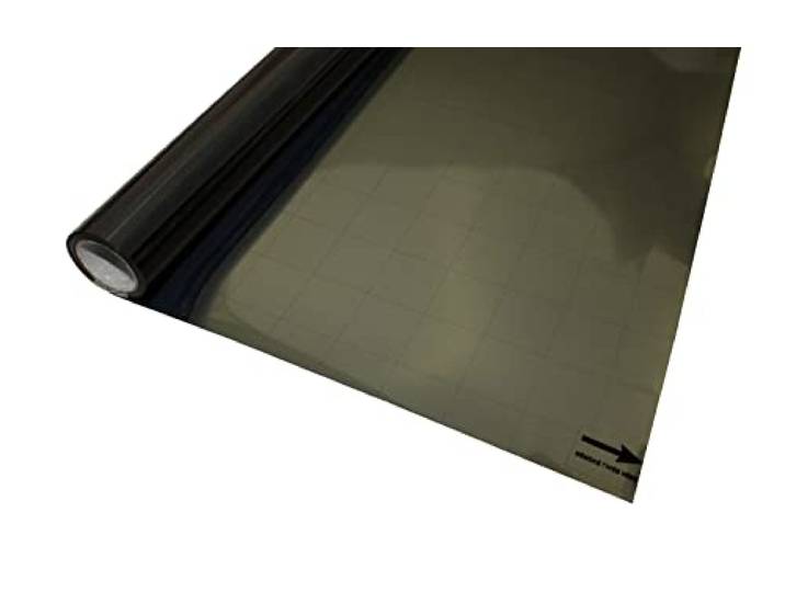 GARDINIA Fensterfolie, Wärmedämmung, Energie sparen, Spiegelfolie, Statisch und verspiegelt, Blickschutz mit UV-Schutz, Haftet statisch ohne Kleber, 90 x 150 cm, 100% PVC, Schwarz