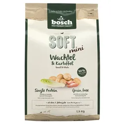 Bosch Soft Mini Wachtel & Kartoffel 1x2.5 kg
