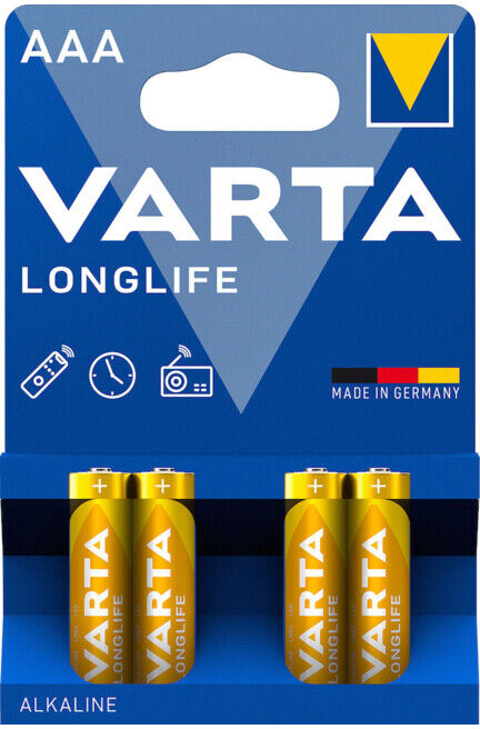 VARTA Batterie LONGLIFE AAA blister de 4 (4103101414)