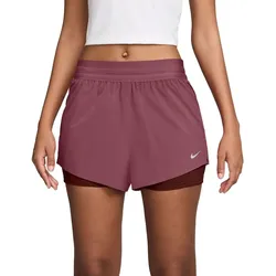Nike Damen Swift Dri-Fit 2in1 Shorts rot