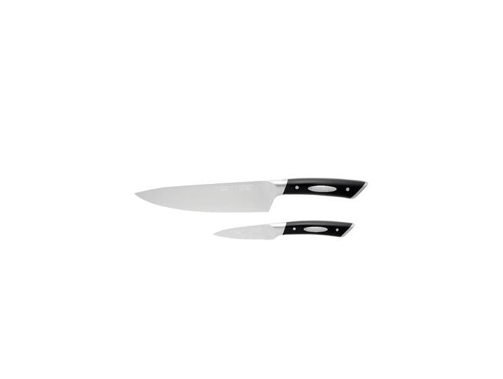 2-teiliges Premium Messer-Set „Classic“ Silber, Schwarz SCANPAN