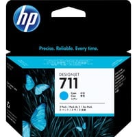 Tinte cyan Nr. 711 (CZ134A) Dreierpack